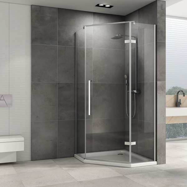 Душевой уголок Abber Ewiges Wasser 90x90 стекло прозрачное, профиль профиль хром (AG05090) Душевой уголок Abber Ewiges Wasser 90x90 стекло прозрачное, профиль профиль хром (AG05090)