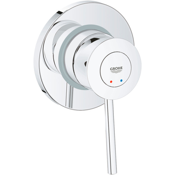 Смеситель для душа Grohe BauClassic внешняя и внутренняя части хром (29048000) Смеситель для душа Grohe BauClassic внешняя и внутренняя части хром (29048000)