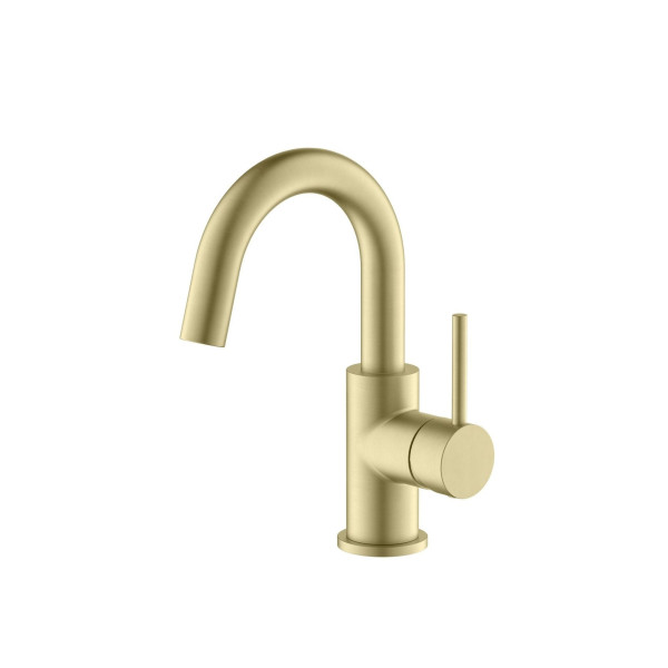 Смеситель для раковины Aquatek Европа шлифованное золото (AQ1307BG)