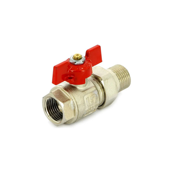 Кран 1/2" ВН шаровый Uni-Fitt Etalon (ГОСТ, красная бабочка) 111T2000 Кран 1/2" ВН шаровый Uni-Fitt Etalon (ГОСТ, красная бабочка) 111T2000
