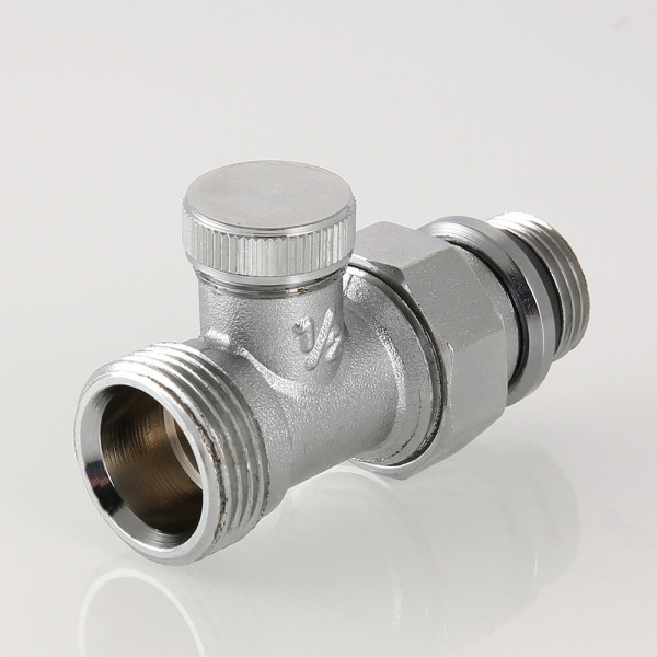 Клапан настроечный прямой 1/2"*3/4"(18) евроконус Valtec VT.020.NER (с уплотн. кольцом) (VT.020.NER.04)