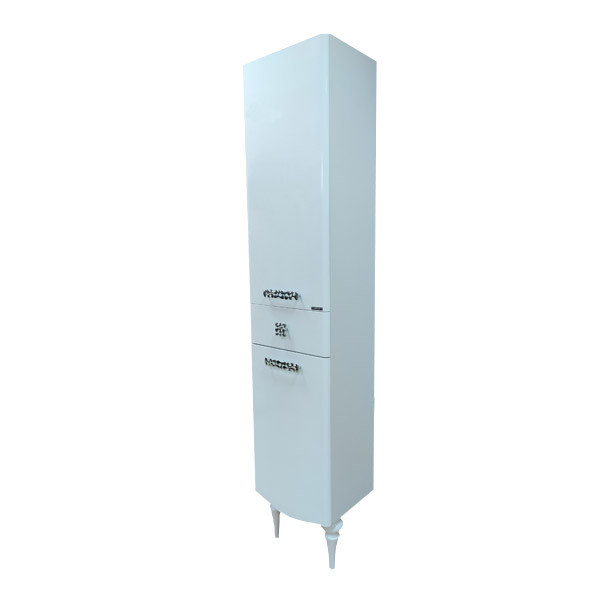 Пенал напольный Comforty Монако 400x1950x325 L белый глянец (00004140124) Пенал напольный Comforty Монако 400x1950x325 L белый глянец (00004140124)