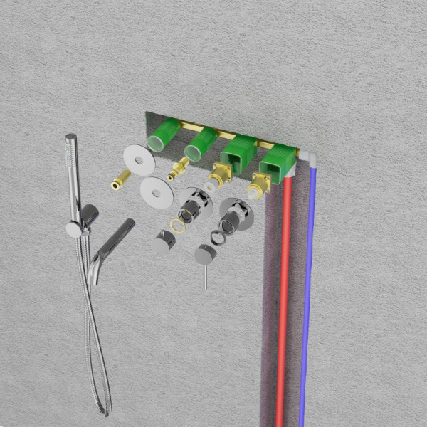 Смеситель для ванны и душа Timo Saona черное золото (2314/18YSM) Смеситель для ванны и душа Timo Saona черное золото (2314/18YSM)
