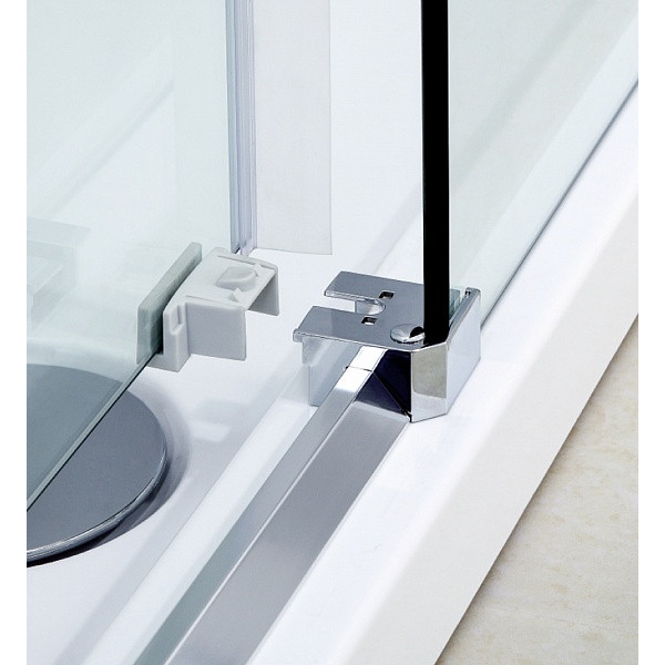 Душевой уголок BandHours Rimini - Glass 80х100 стекло прозрачное, профиль хром Душевой уголок BandHours Rimini - Glass 80х100 стекло прозрачное, профиль хром