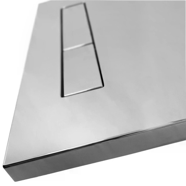 Клавиша смывная Rea H Chrom хром матовый (REA-E5691)