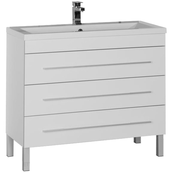 Тумбы напольные Aquanet Верона 100 белый (напольная 3 ящика) (00178471) Тумбы напольные Aquanet Верона 100 белый (напольная 3 ящика) (00178471)