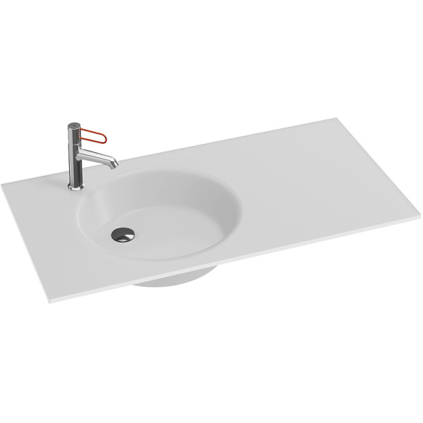 Раковина встраиваемая Jacob Delafon Odeon Rive Gauche 100x51,5 (EB2564-DE1)
