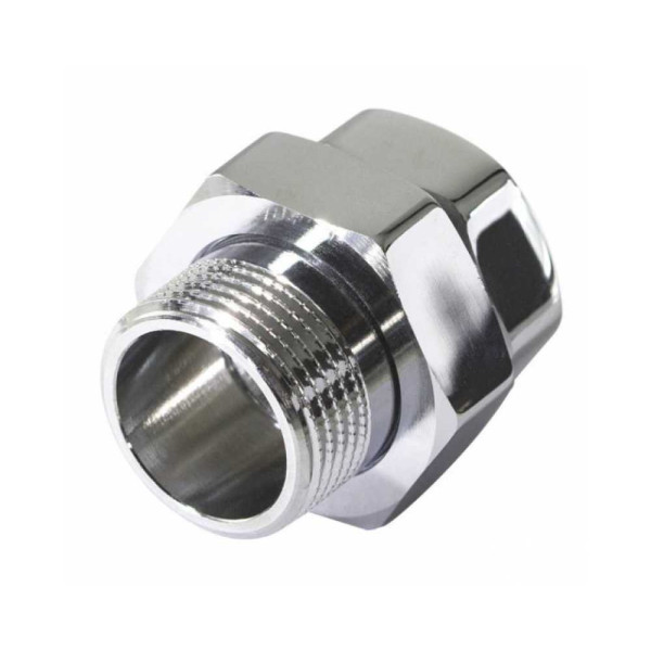 Сгон прямой (американка) 1" ВН General Fittings (хром) 2700I2B101000A