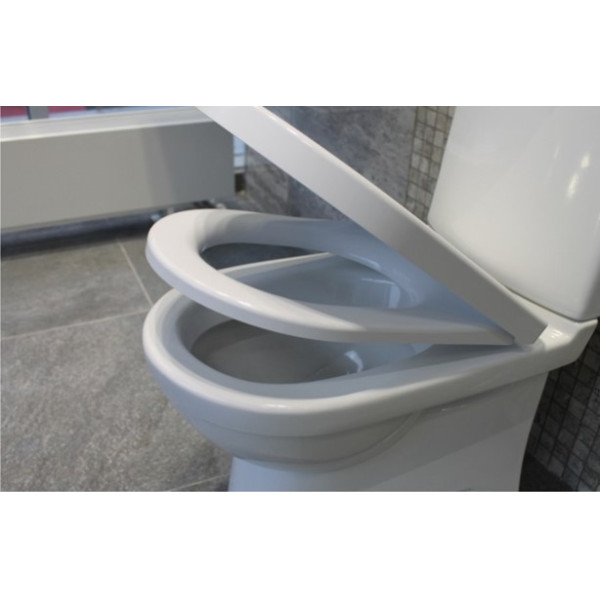 Унитаз-компакт Sanita Luxe Max 615х345х745 с сиденьем с микролифт Унитаз-компакт Sanita Luxe Max 615х345х745 с сиденьем с микролифт