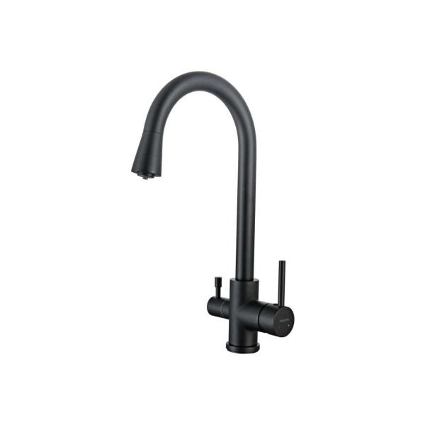 Смеситель для кухни Aquatek черный матовый (AQ1085MB) Смеситель для кухни Aquatek черный матовый (AQ1085MB)