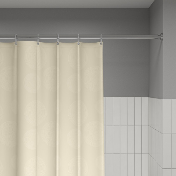 Шторка для ванн текстильная Iddis Base 180x200 бежевая (BD02P18i11)