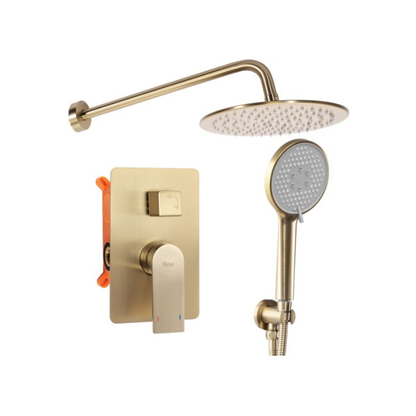 Душевая система Rea Verso Gold mat (REA-P9150)