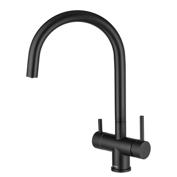 Смеситель для кухни Swedbe Selene Plus с каналом для подключения фильтра черный (8042B) Смеситель для кухни Swedbe Selene Plus с каналом для подключения фильтра черный (8042B)