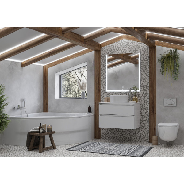 Инсталляция с унитазом Roca Meridian с сиденьем микролифт хром глянцевый (7.8931.0.499.0)