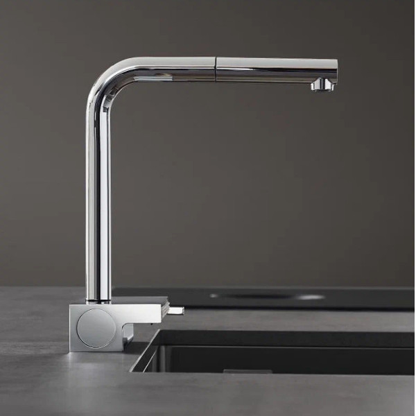 Смеситель для кухни Hansgrohe M81 Aquno Select 250 с выдвижным изливом хром (73830000) Смеситель для кухни Hansgrohe M81 Aquno Select 250 с выдвижным изливом хром (73830000)