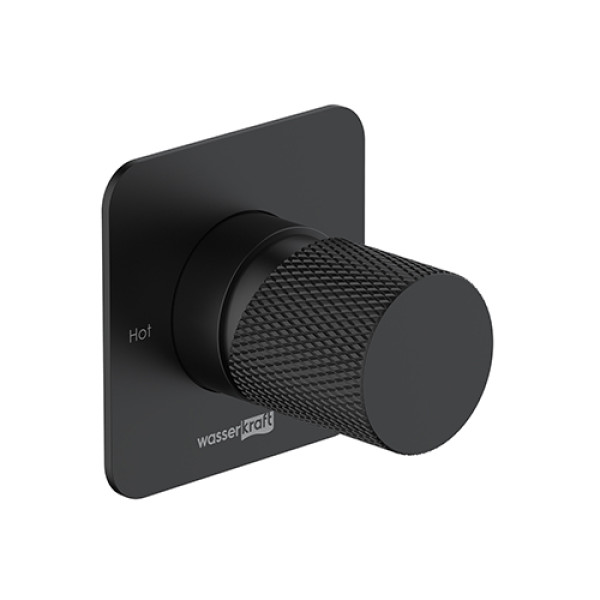 Смеситель для душа встраиваемый WasserKRAFT черный матовый (5251)