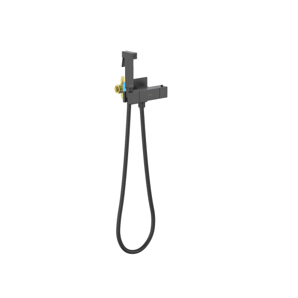 Смеситель с гигиеническим душем Aquatek Либра черный матовый (AQ1028MB) Смеситель с гигиеническим душем Aquatek Либра черный матовый (AQ1028MB)