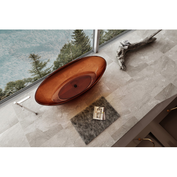 Ванна прозрачная Abber Kristall 180x85 коричневая (AT9702Opal) Ванна прозрачная Abber Kristall 180x85 коричневая (AT9702Opal)