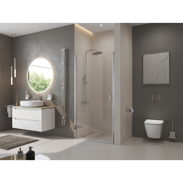 Душевые двери BelBagno Uno 70x190 стекло прозрачное, профиль хром (UNO-B-1-70-C-Cr)