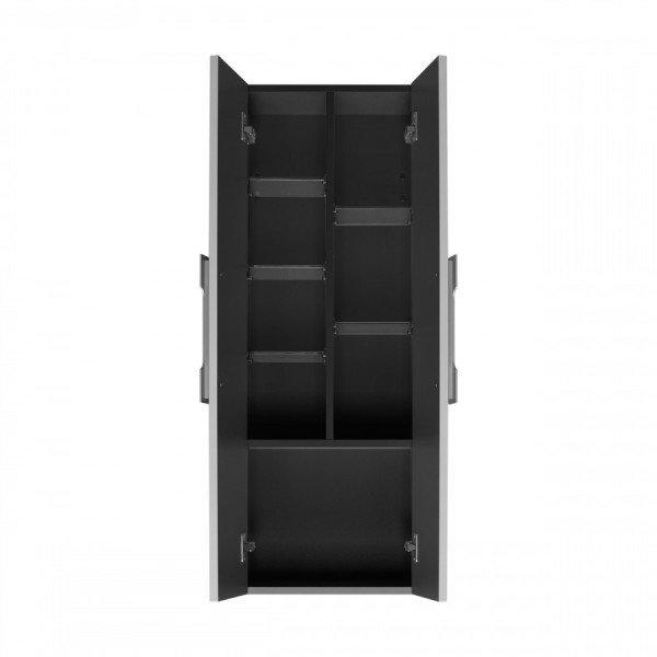 Пенал подвесной Aquaton Ар-Деко 400x220x1100 серый кобальт (1.A284.7.03D.D8D.0)