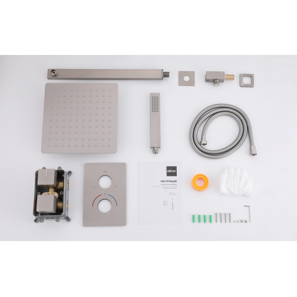 Душевая система Abber Daheim  сатин (AF8251SP)