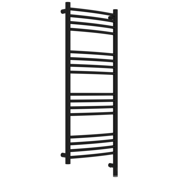 Полотенцесушитель электрический Сунержа Богема 3.1 выгнутая 1000x400 провод справа матовый чёрный (31-6003-1040)