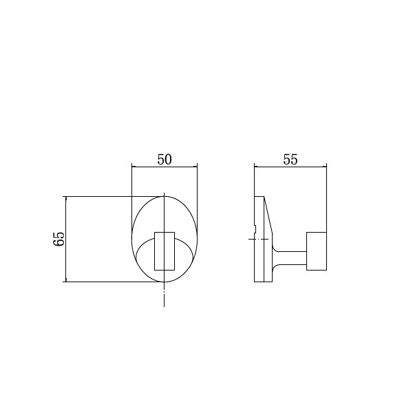 Крючок Fashun хром (A1605-1)