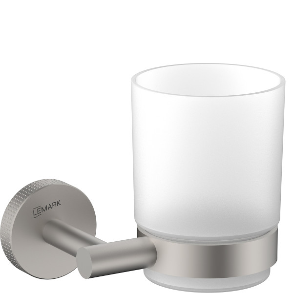 Стакан Lemark Beluga хром (LMA-8035S-BN)