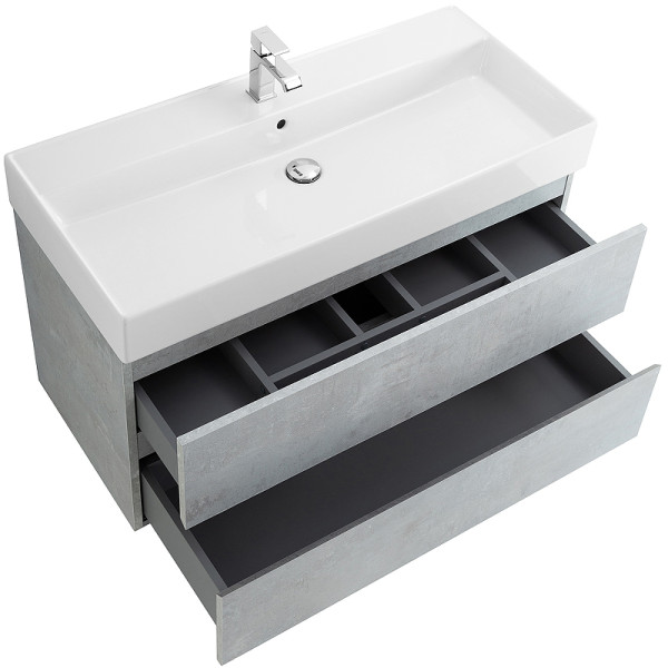 Тумба подвесная Cezares Molveno 46 80x50 Beton (MOLVENO 46-80-2C-SO-BET)