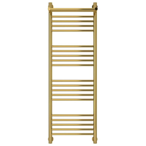 Полотенцесушитель водяной Сунержа Богема с полкой+ 1200х400 золотой (03-0223-1240)