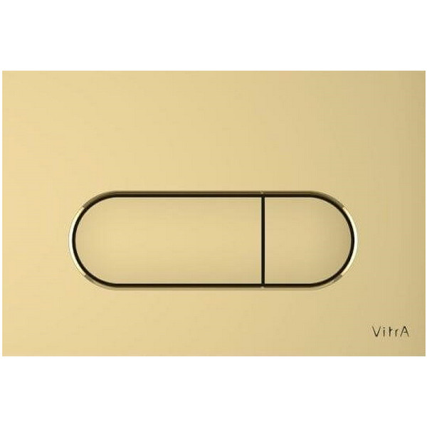 Клавиша смывная Vitra Root Round золото матовое (740-2225) Клавиша смывная Vitra Root Round золото матовое (740-2225)