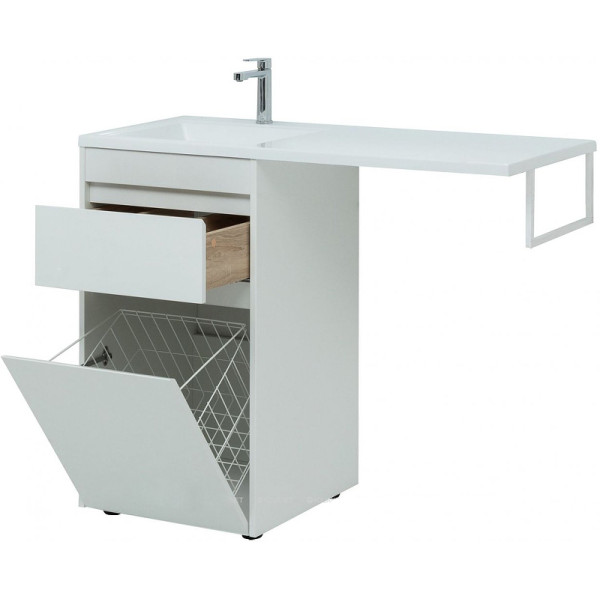 Тумба напольная Aquanet Токио 48 белый (напольная, 1 ящик) (00239289)