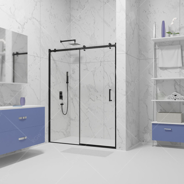 Душевая дверь RGW Tornado 170x195 стекло прозрачное, профиль черный (02071417-14)