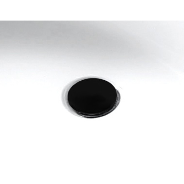 Накладка на перелив Abber черный матовый (AB0003)