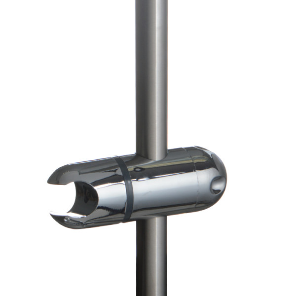 Стойка для душа Melodia с мыльницей 700 мм нерж., ABS, хром (MKP20117BL)