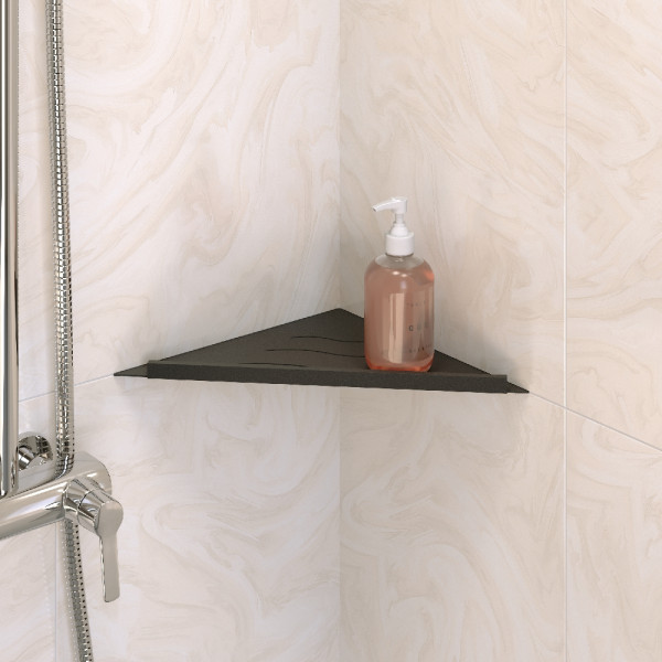 Полка в ванную комнату RGW MT-12B черная (49279912-04)