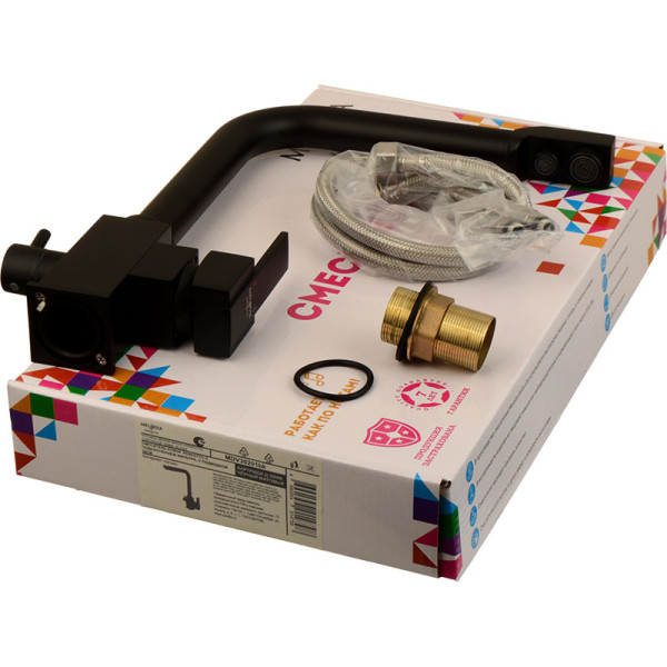 Смеситель для кухни Melodia della vita Perfetto черный, с выходом для питьевой воды (MDV30201bk) Смеситель для кухни Melodia della vita Perfetto черный, с выходом для питьевой воды (MDV30201bk)