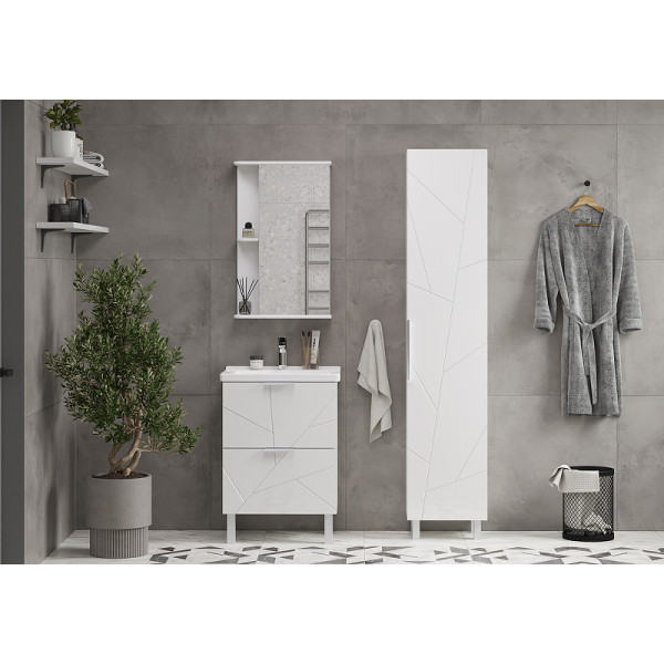 Тумба напольная Volna Twing 564x810 белая (tnTWG60.2Y-01)