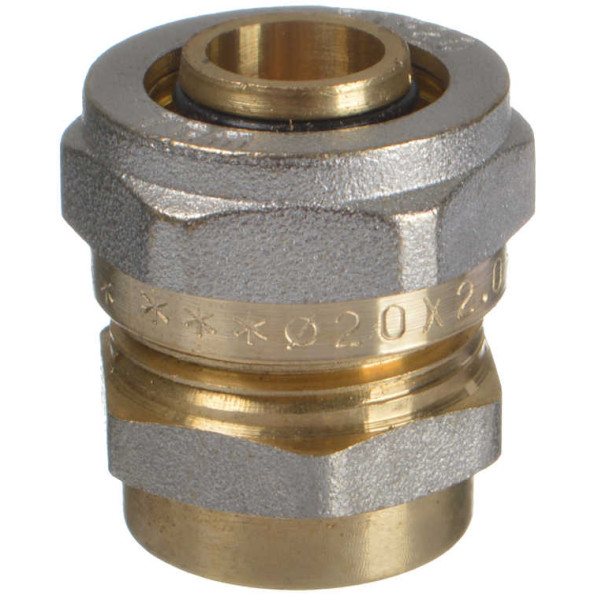 Соединение прямое 20*1/2"В TeRma (обжим) (01052) Соединение прямое 20*1/2"В TeRma (обжим) (01052)