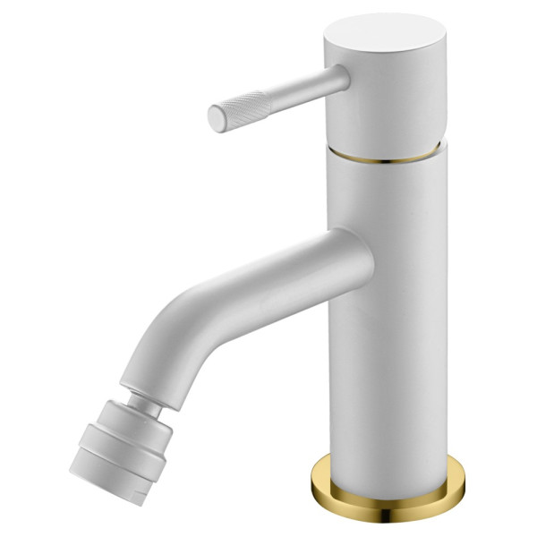 Смеситель для биде Boheme Uno золотой (466-WG)