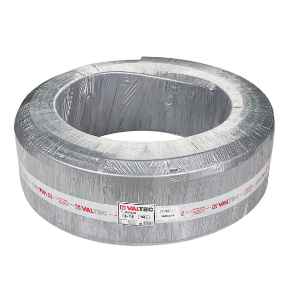 Труба п/э Valtec PE-RT 16x2,0 мм. (белая, бухта 200 м.) Труба п/э Valtec PE-RT 16x2,0 мм. (белая, бухта 200 м.)