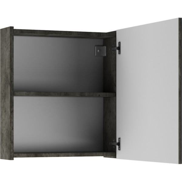 Шкаф зеркальный Мечта 50 Бетон Айсберг Домино (DM2337HZ)