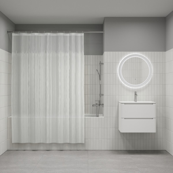 Шторка для ванн текстильная Iddis Promo 180x200 прозрачная (P03PV18i11)