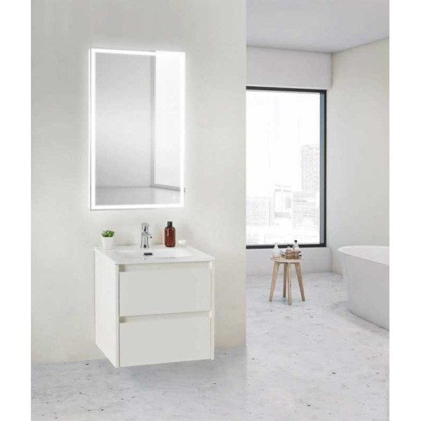 Тумба подвесная BelBagno Kraft 39 50 см Bianco Opaco (Kraft 39-500/390-2C-SO-BO)