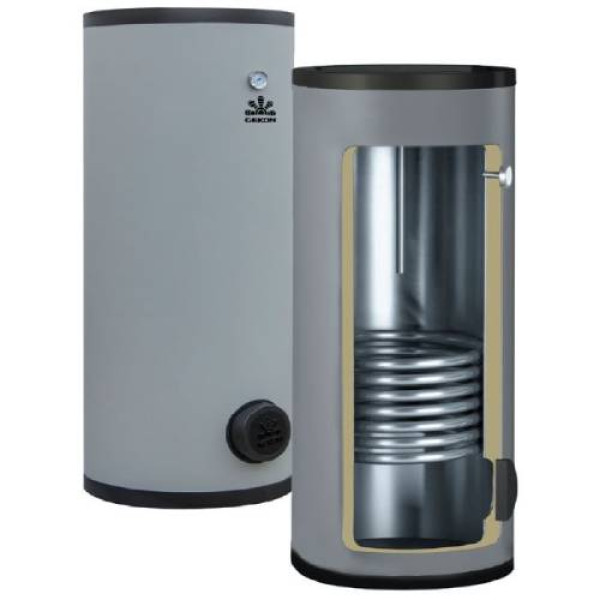 Бойлер косвенного нагрева Gekon HWB 200 1HE Inox 30 кВт с 1 ТО (GKB2001N) Бойлер косвенного нагрева Gekon HWB 200 1HE Inox 30 кВт с 1 ТО (GKB2001N)