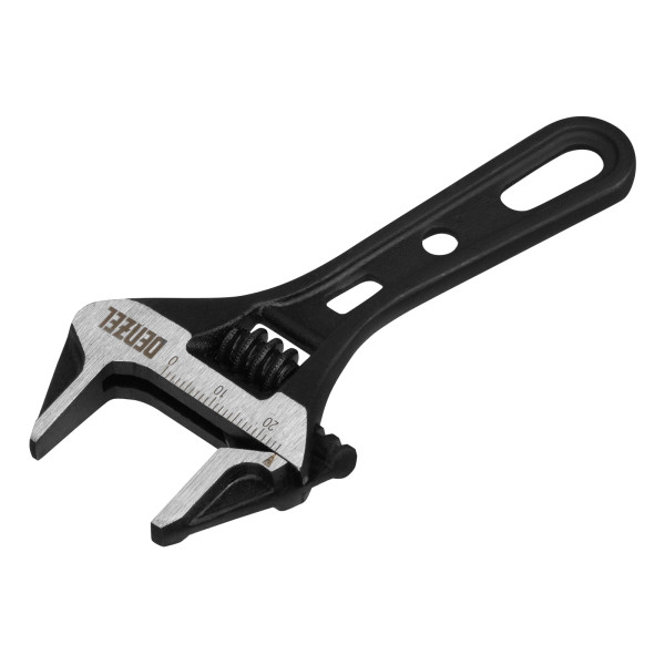 Ключ разводной 115 мм Denzel (CrV, кованый, укороченная рукоятка) (15751)