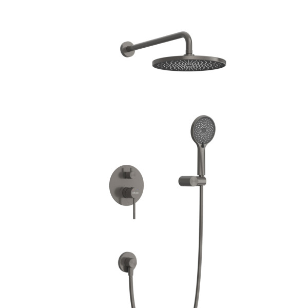Душевая система Cezares Relax оружейная сталь (RELAX-DSET-GM)