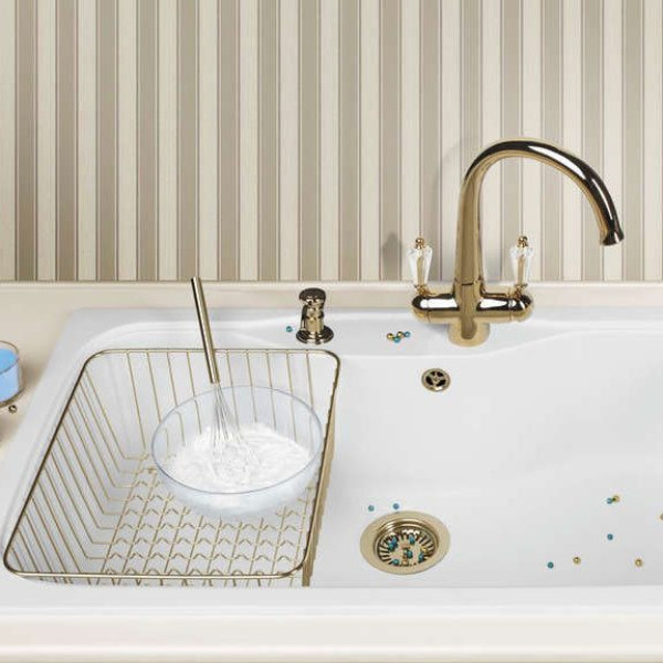 Смеситель для кухни Omoikiri Okinawa-G золото, ручки с кристаллами Swarovsk (4994016) Смеситель для кухни Omoikiri Okinawa-G золото, ручки с кристаллами Swarovsk (4994016)