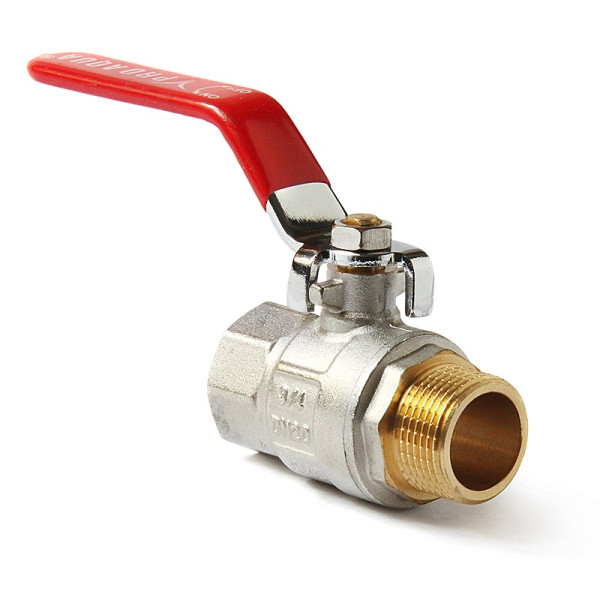 Кран 1" ВН шаровый Pro Aqua (красная ручка) (FWL53-M25-F25s)