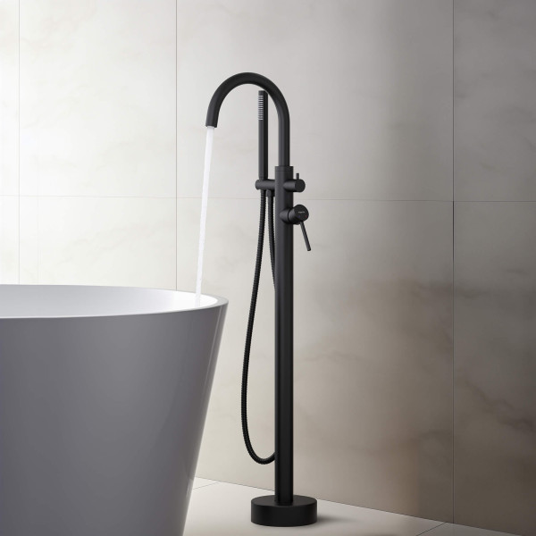 Смеситель напольный Aquatek Европа черный матовый (AQ1345MB) Смеситель напольный Aquatek Европа черный матовый (AQ1345MB)